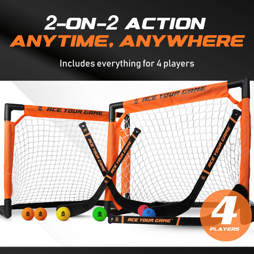ACE HOCKEY Shinny Set perfect gift for young hockey enthusiasts