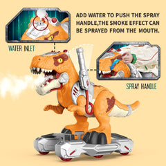 Ace Toys Land six-wheel stability on a green dinosaur ride-on