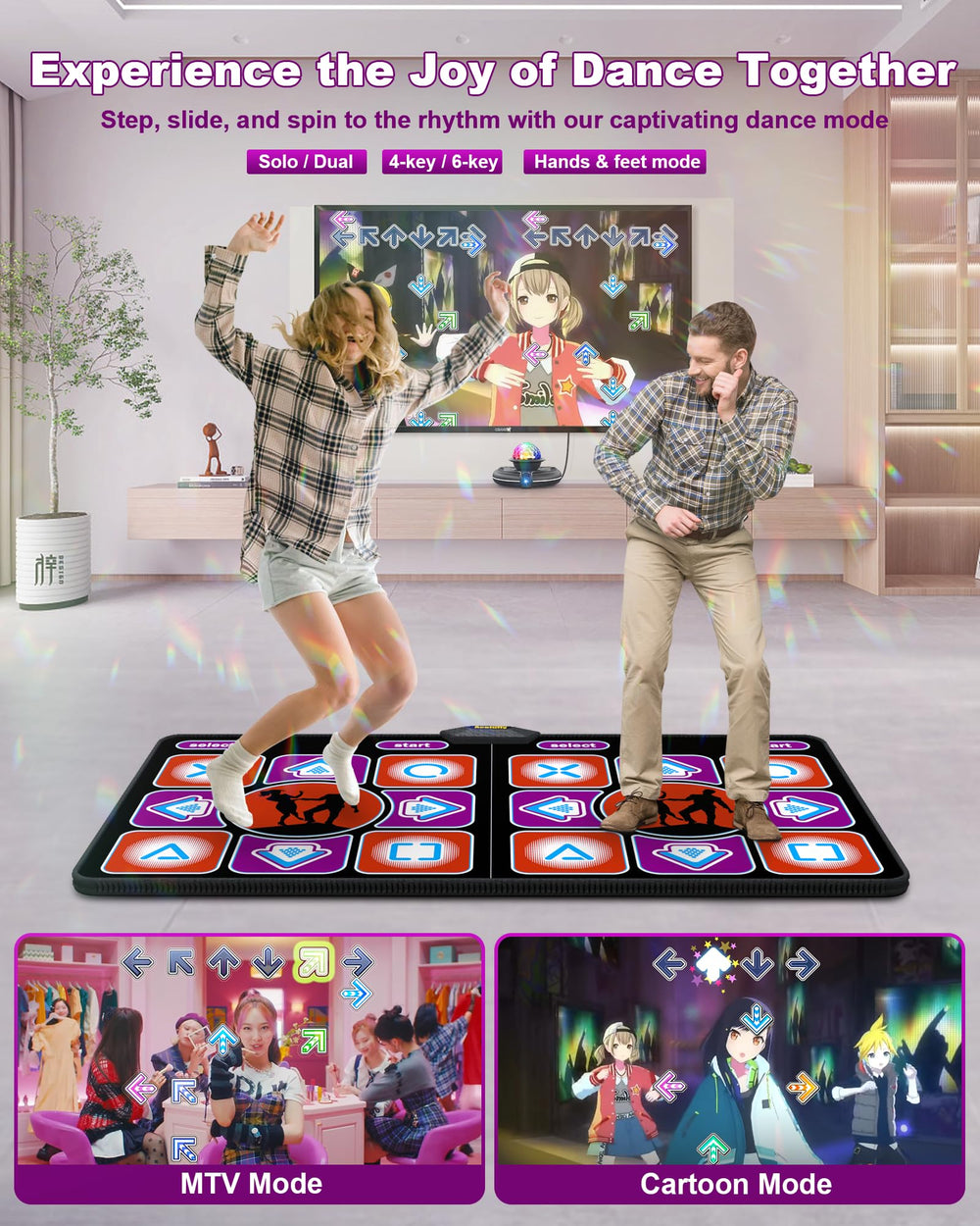 Acelufly dance mat setup plug and play for easy family fun