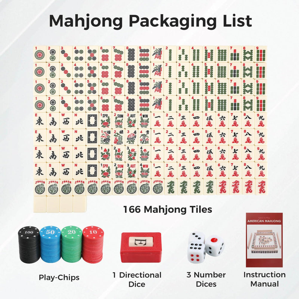 Aceshmir storage case with accessories ready for at-home mahjong sessions