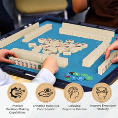 Aceshmir Mahjong play-chips and dice included for smooth gameplay
