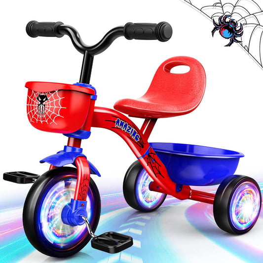 Ackarido spider-tricycle design for toddlers learning balance.