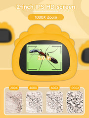 Acoath Microscope with adjustable LED lights for clear viewing in any light.
