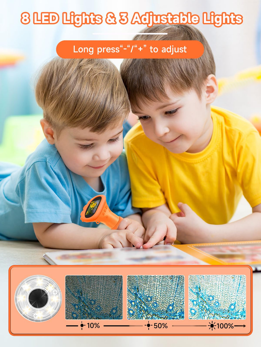 Acoath LED lighting system adapts to any sample for better clarity.