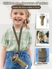 Acoath Microscope portable with a lanyard for on-the-go exploration.