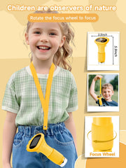 Acoath Microscope portable with a 50 cm lanyard for on the go use.