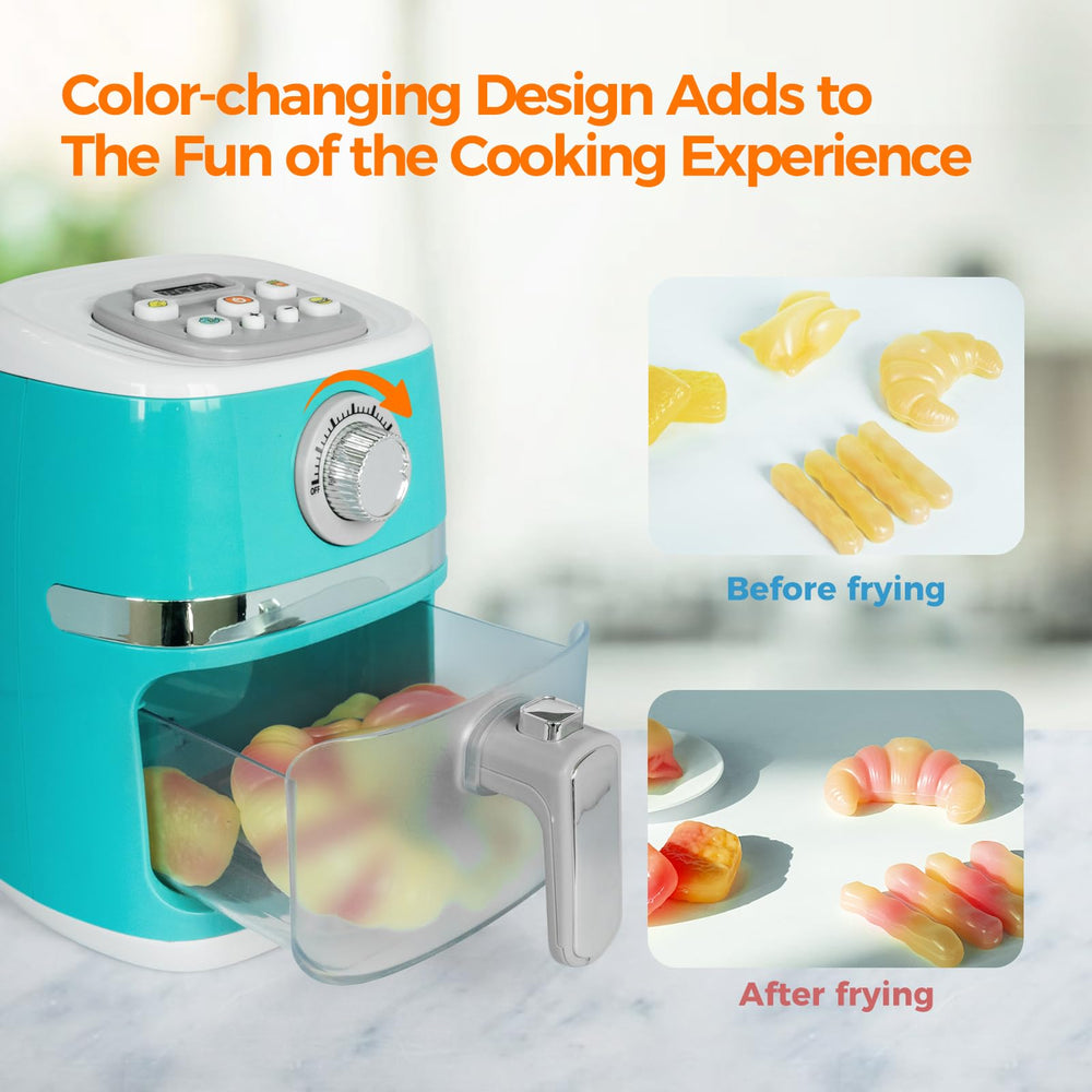 ACROFEK sizzling sound effects enhance realism during pretend meals