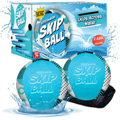 Activ Life skip ball blue spots pack on the beach, ideal for group outdoor play.