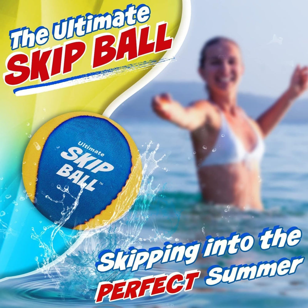 Activ Life Ultimate Skip Ball stitching detail highlights durability for long-lasting outdoor play.