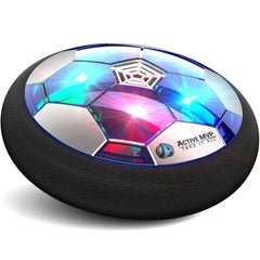 ActiveMVP hover ball with LED lights for day and night indoor play.
