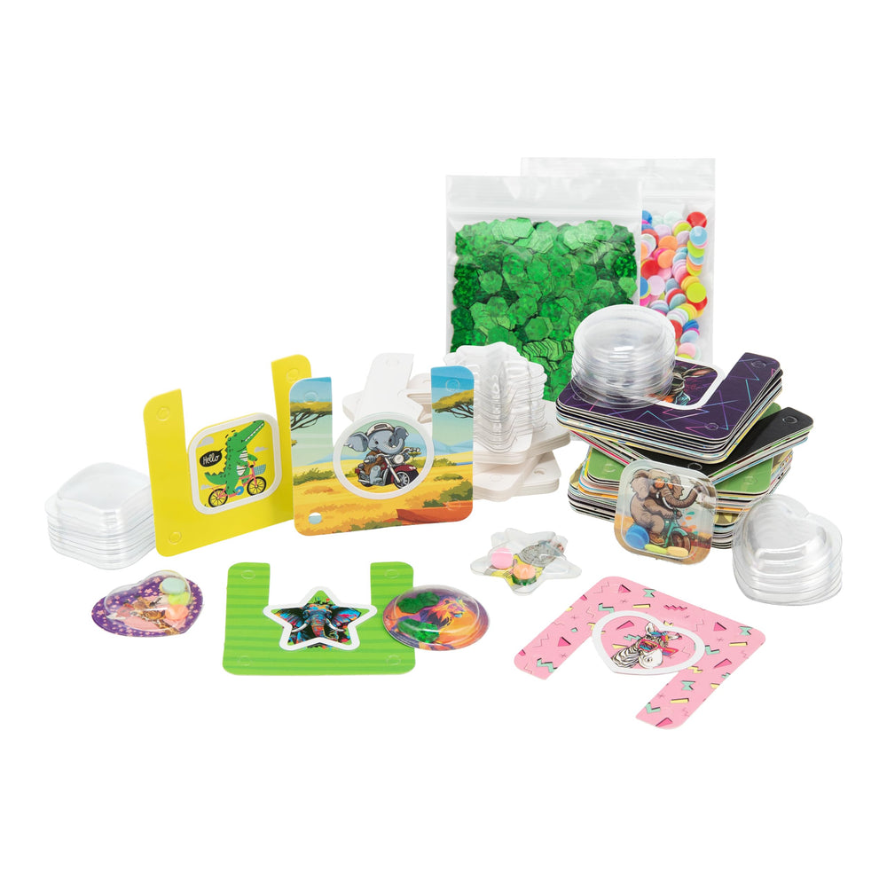 ACTIVITY KINGS ILY safari party arts-crafts: colorful activity for birthdays