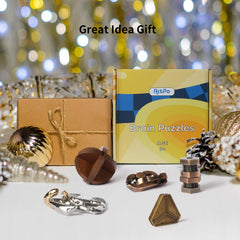 ActPo desk decor mind teaser gift suitable for desks, shelves, and gift exchanges.