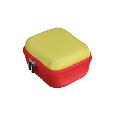 adada red and yellow colorway case shown ready for family game night.