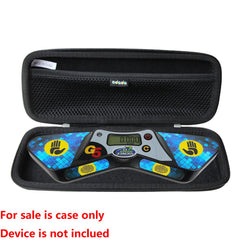 Adada travel case exterior closeup highlighting rugged EVA shell and black color