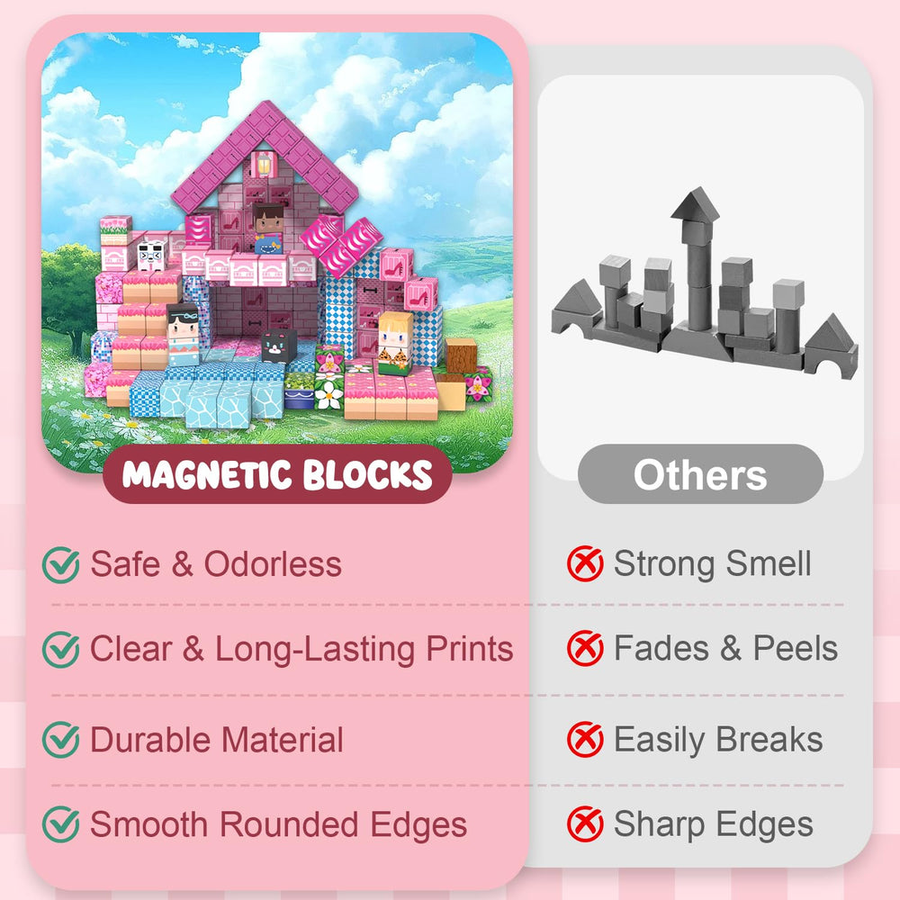 ADAH pink accessories spark storytelling and castle decoration
