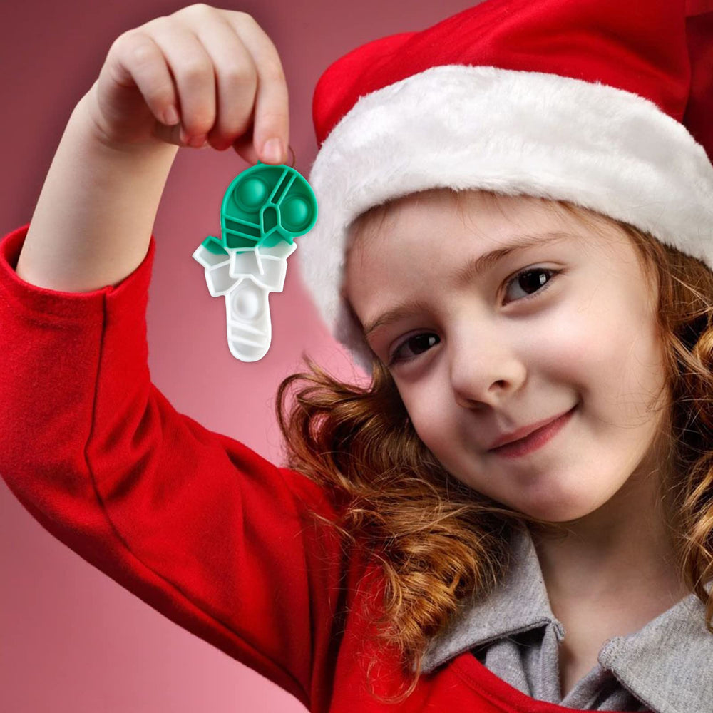 Adatos candy pop keychain cute silicone bubbles to aid concentration
