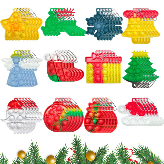 Adatos Christmas mini pop tree design for on-the-go tactile play
