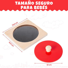 Adena Montessori medium spinning drum boosts hand-eye coordination