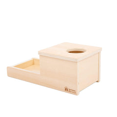 Adena Montessori object permanence box makes a thoughtful infant gift
