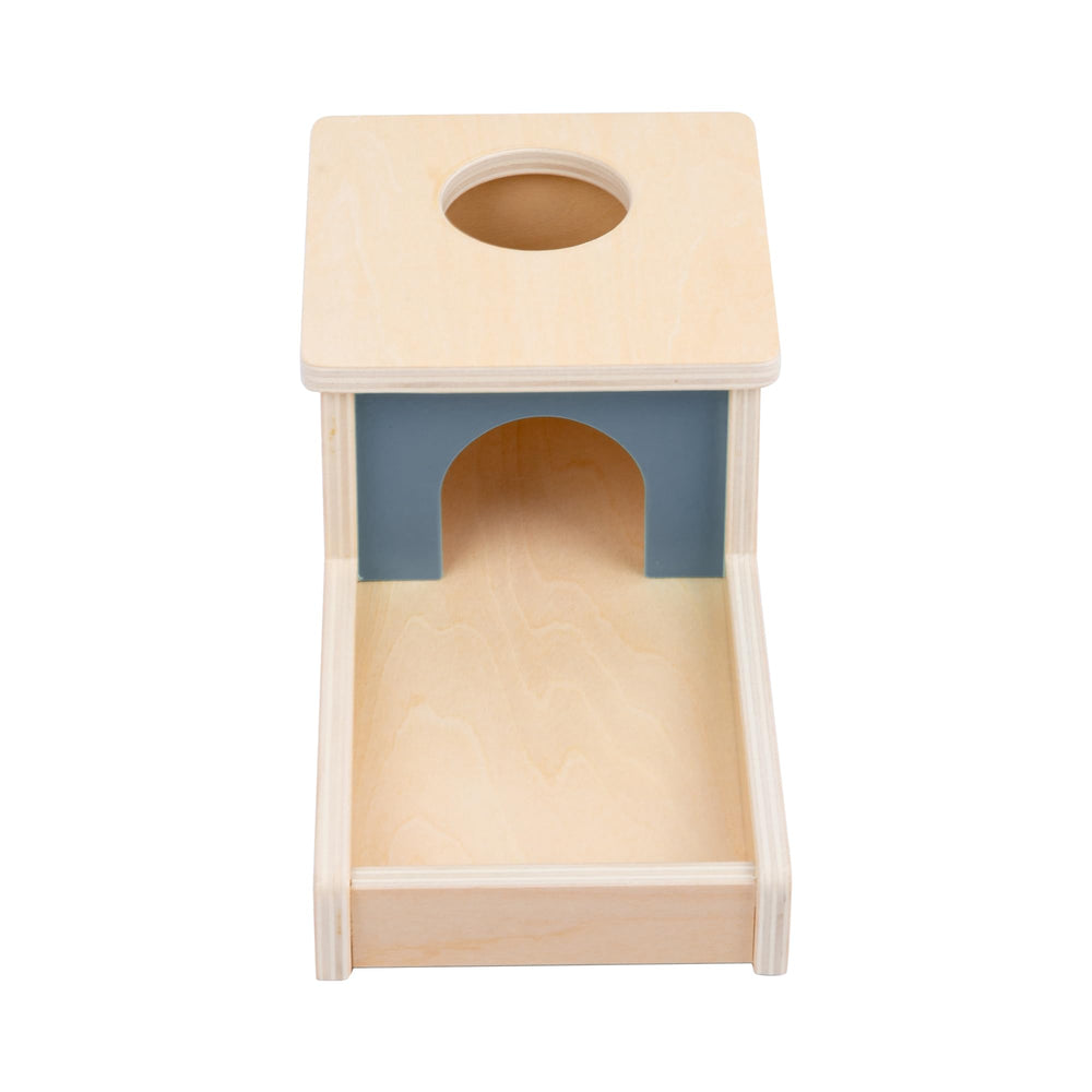 Adena Montessori object permanence play supports visual tracking and motor skills
