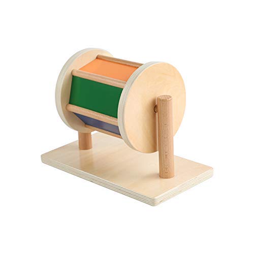 Adena Montessori spinning drum made with safe materials for infant play