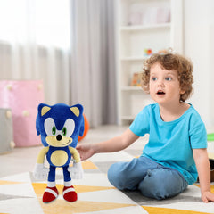 Adenzai blue plush toy with stitched seams and secure construction