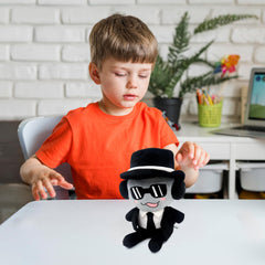Adenzai Forsaken Black Plush Toy great desk companion for calm moments