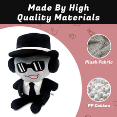 Adenzai Forsaken Black Plush Toy ideal for kids' bedrooms and imaginative play