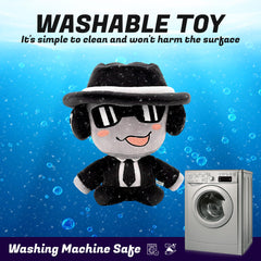 Adenzai Forsaken Black Plush Toy snuggle-friendly frame for cozy playtime