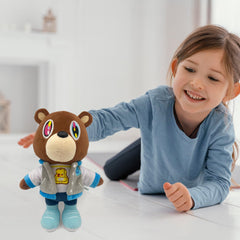 Adenzai Kanye Bear Plush detailed stitching showcases quality craftsmanship.