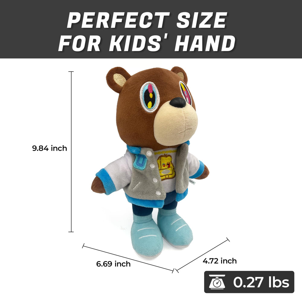 Adenzai Kanye Bear Plush versatile toy for display and cuddle.