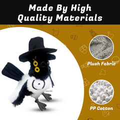 Adenzai plush Halloween face closeup, cheerful expression for all ages