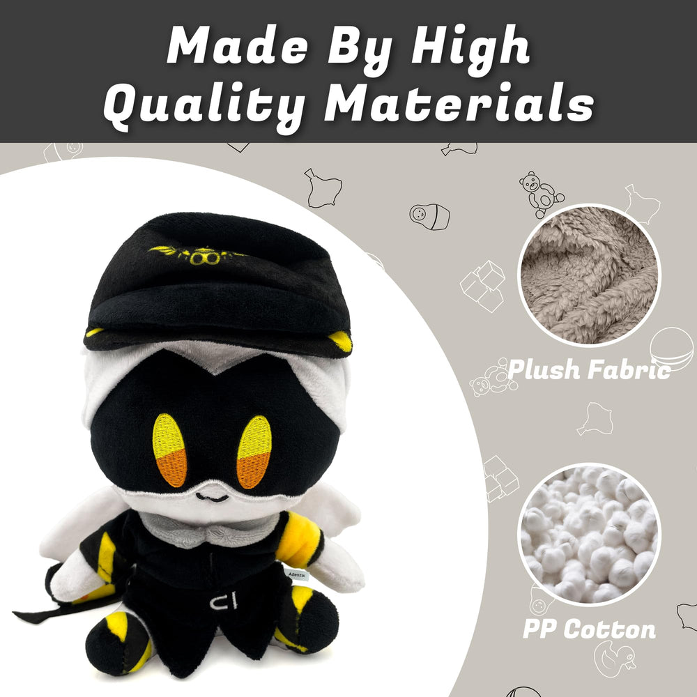 Adenzai plush doll detailed design and colors capturing the character