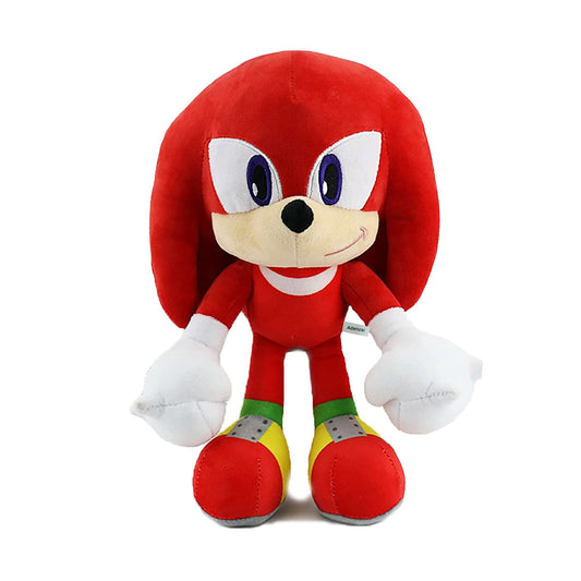 Adenzai red plush toy 12-inch cuddly buddy ready for hugs and play.