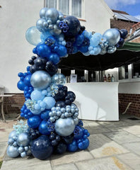 adoinby balloon strip with glue dots enables quick garland assembly