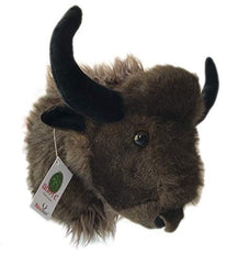 Adore Plush Bill the Buffalo wall toy front view showing bendable horns and plush texture