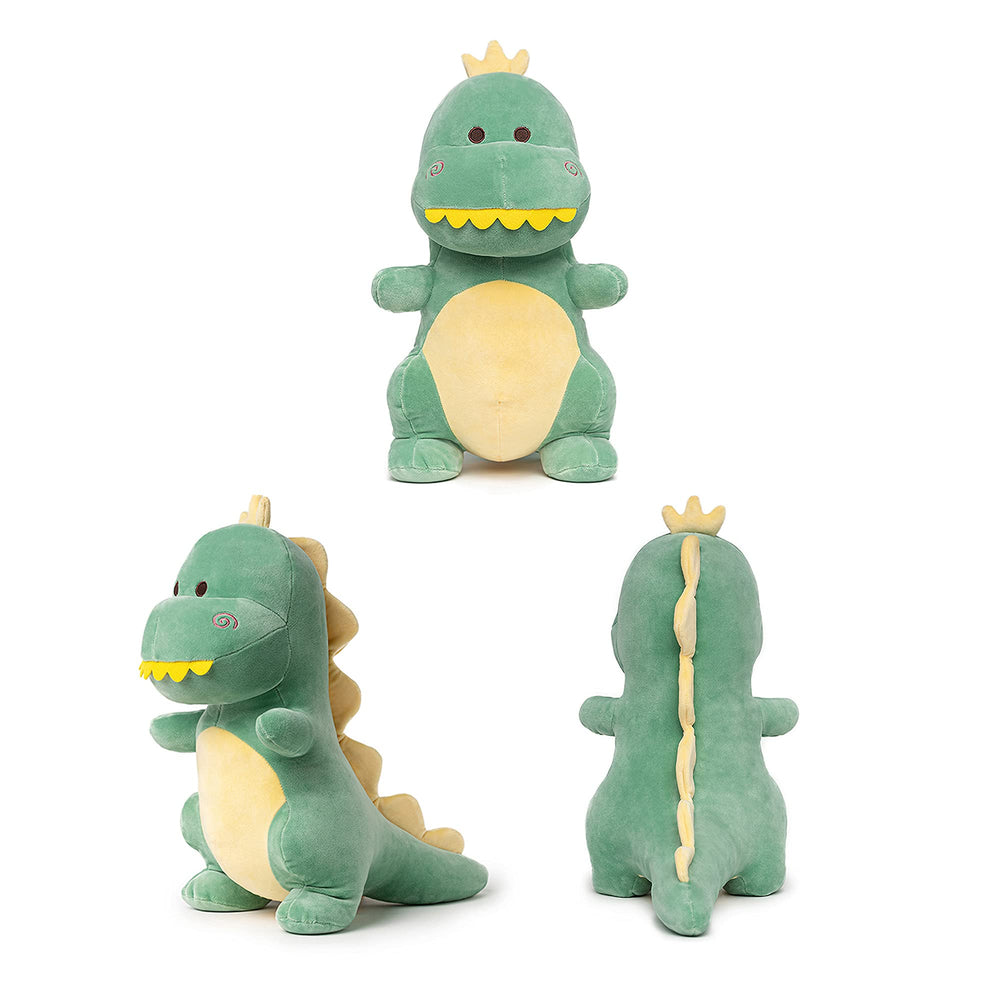 Adorlynetty dinosaur plush green belly invites warm hugs.