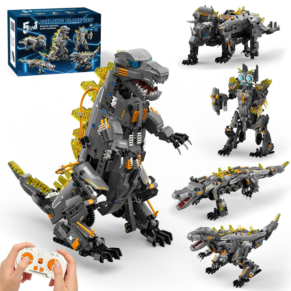 ADUSRIZ Dinasour building set front view, hands‑on STEM exploration