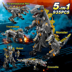 ADUSRIZ Dinasour robot build, showcases app and remote control realism