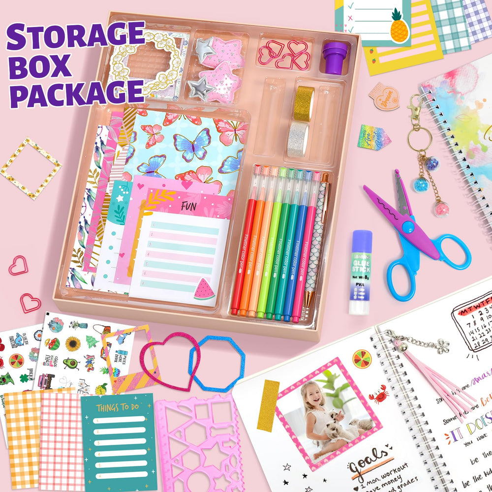ADUSRIZ DIY Journal Kit gift box with tassel, ready for gifting to a teen creator.