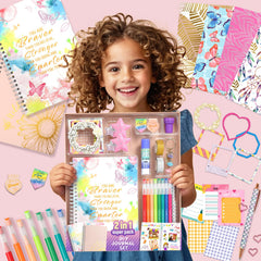 ADUSRIZ DIY Journal Kit photo frames and clips, add structure to pages and memories.