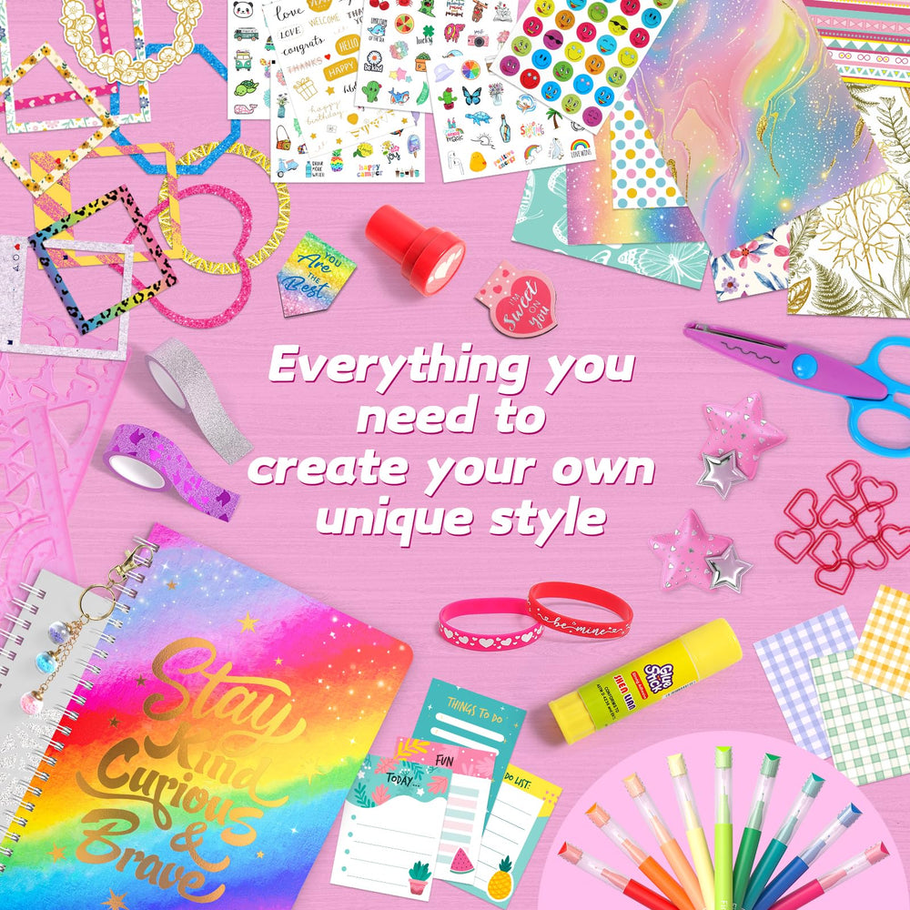 ADUSRIZ DIY journal kit stickers set for decorating and personal expression.