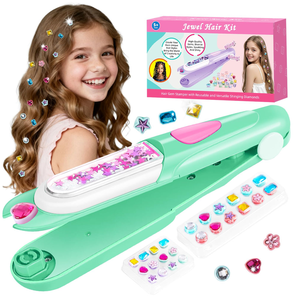 ADXVR Hair Gem Stamper Tool for quick, secure sparkle on kids' hair.