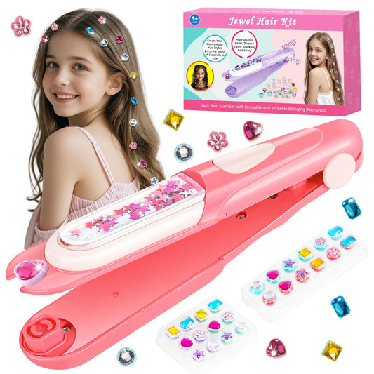 ADXVR Hair Gem Stamper Tool applying sparkling diamonds for a bold look