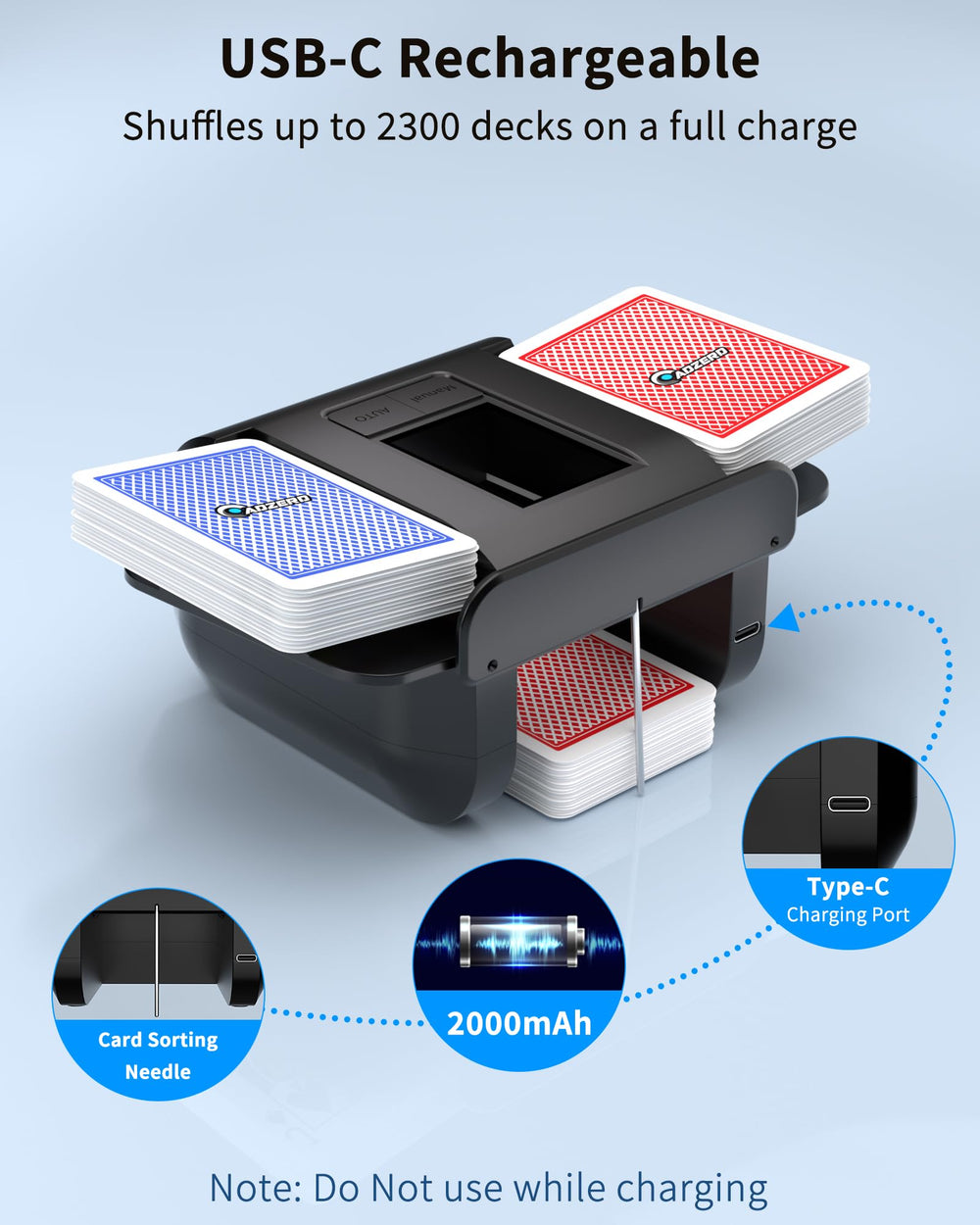 ADZERD compact design fits small tables and travel use