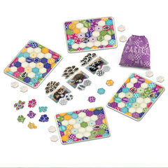 AEG Calico quilt layout board in action for creative design.