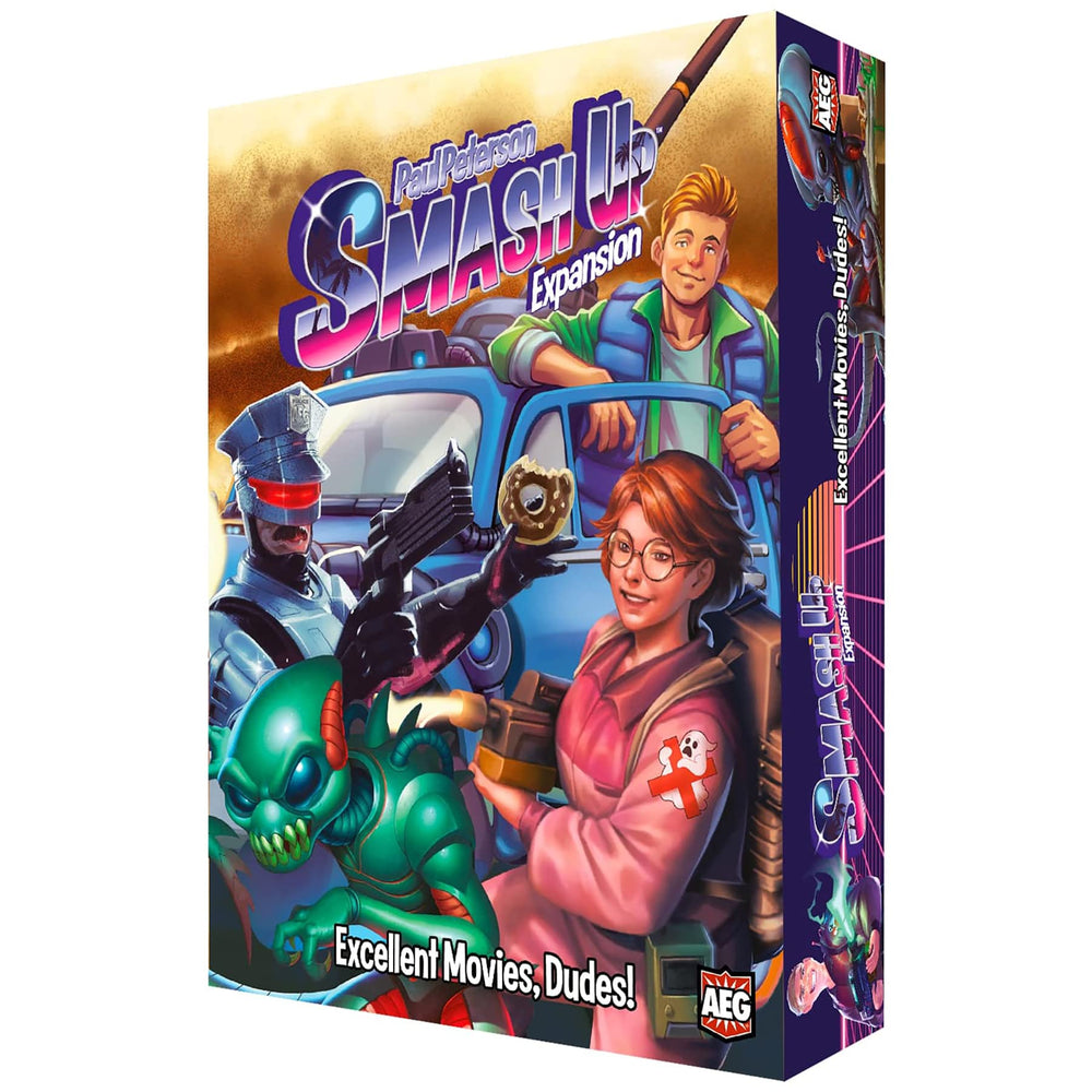 AEG Smash Up: Excellent Movies, Dudes! wraithrustlers art adds spooky, strategic ambush options.