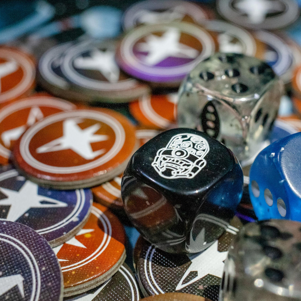 AEG Space Base table with 2-5 players enjoying inclusive play.
