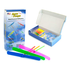 Aero Props original hand-spinner in multicolor pack, ready for indoor flight fun.
