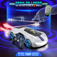 AEROQUEST gesture car lights and spray effects enhance immersive play